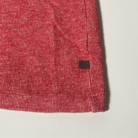 T By Talbots Heathered Red Funnel Neck Pullover Sweatshirt Women's Size Mp - Picture 4 of 13